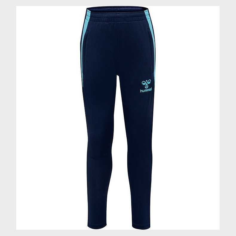 Hummel Tr�ningsbukser - hmlLead - Marine/Blue Fish