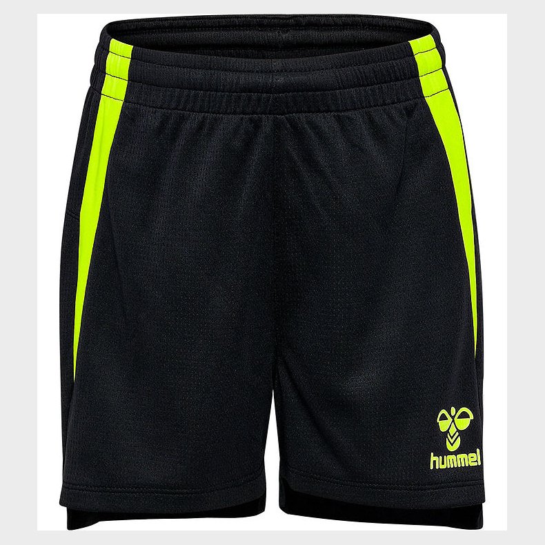 Hummel Shorts - hmlLead 2.0 - Black/Green Gecko