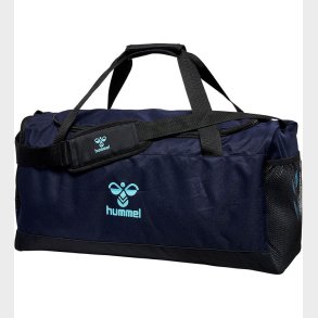 Hummel Sportstaske - hmlCORE - Marine/Blue Fish