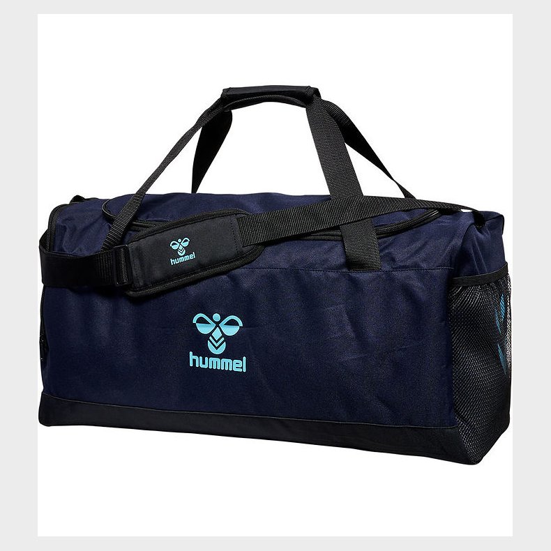 Hummel Sportstaske - hmlCORE - Marine/Blue Fish