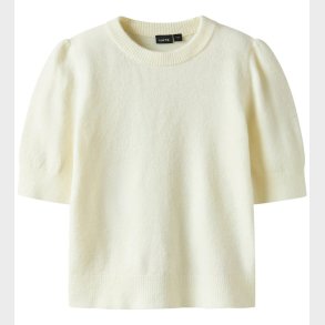 LMTD T-shirt - Strik - NlfLodet - Antique White