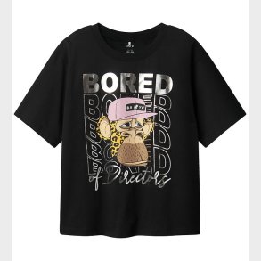 LMTD T-shirt - NlfAbrina Boredofd - Black