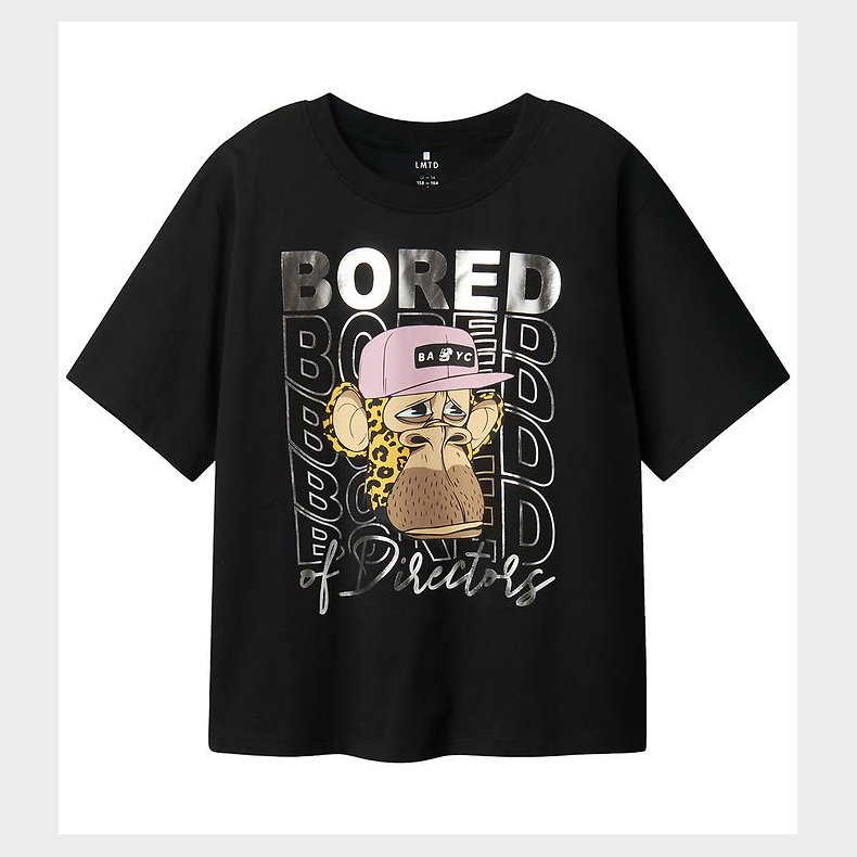 LMTD T-shirt - NlfAbrina Boredofd - Black
