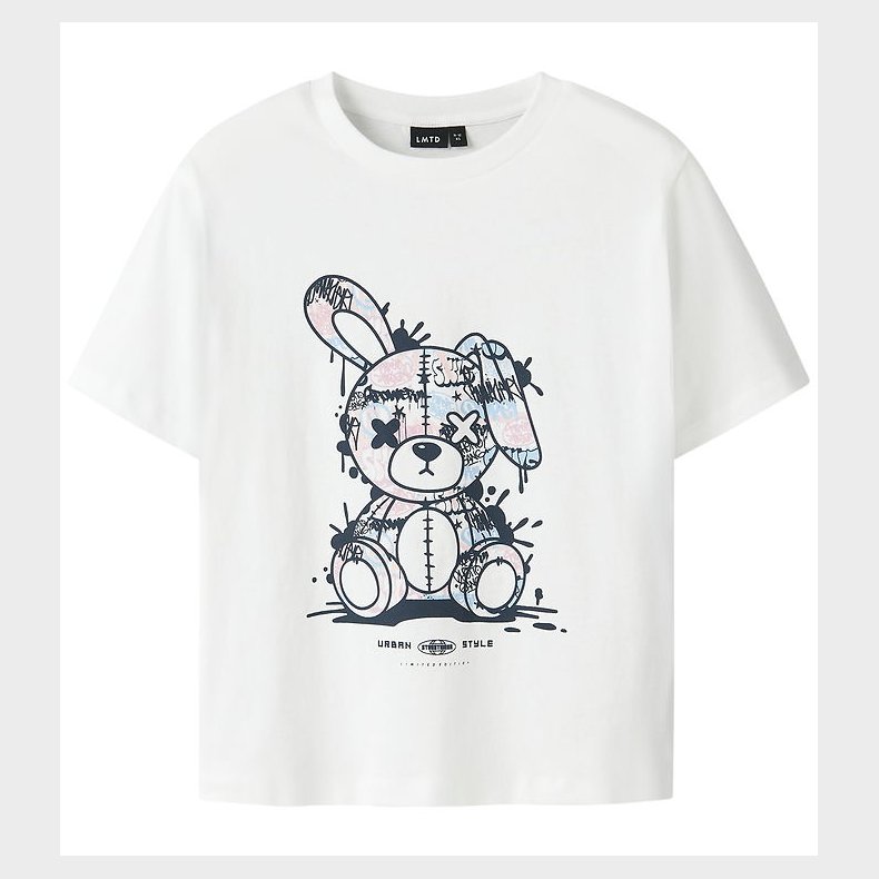 LMTD T-shirt - NlfTedi - Bright White