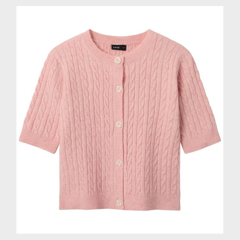 LMTD T-shirt - Strik - NlfKave - Crystal Pink