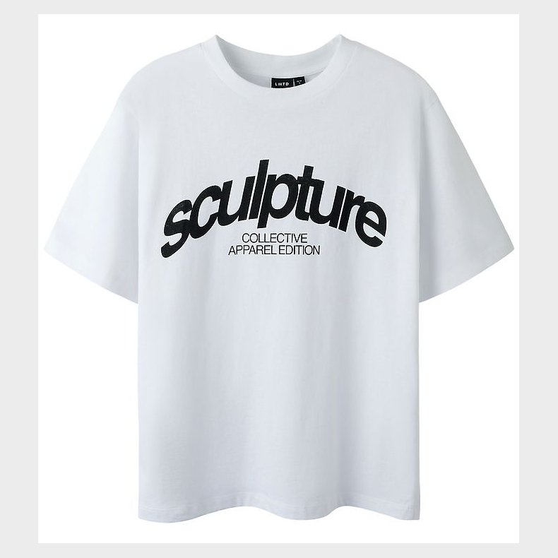 LMTD T-shirt - NlnNure - Bright White/Black
