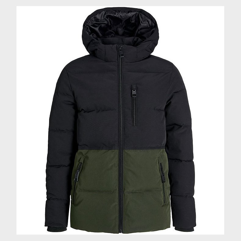 Jack & Jones Dynejakke - JjEowen - Rosin/Black Blocking