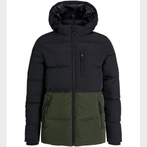 Jack & Jones Dynejakke - JjEowen - Rosin/Black Blocking