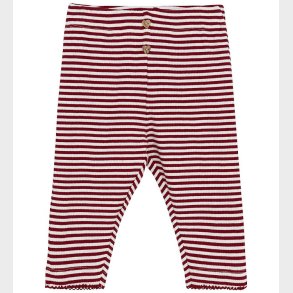 Minymo Leggings - Rib - Rio Red