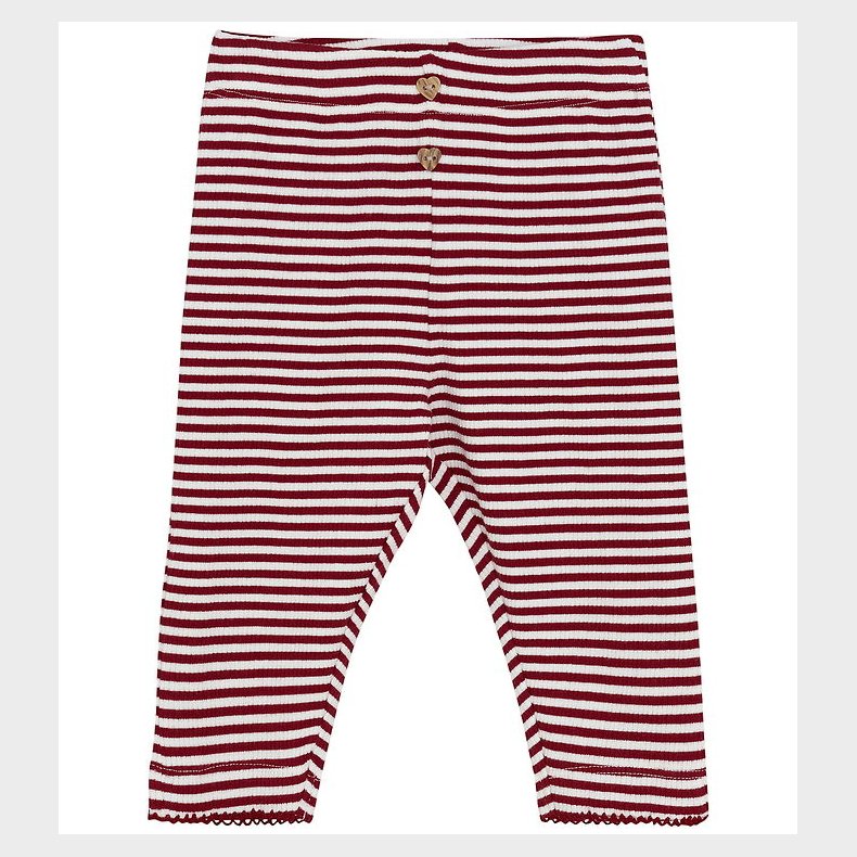 Minymo Leggings - Rib - Rio Red