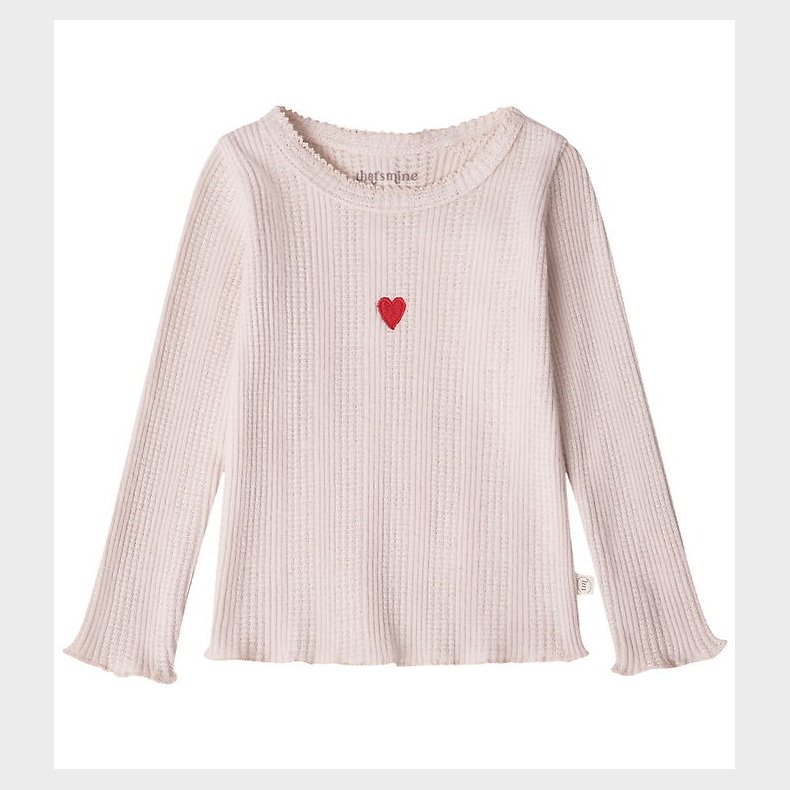 Thats Mine Bluse - Rib - Sigga - Perfectly Pale