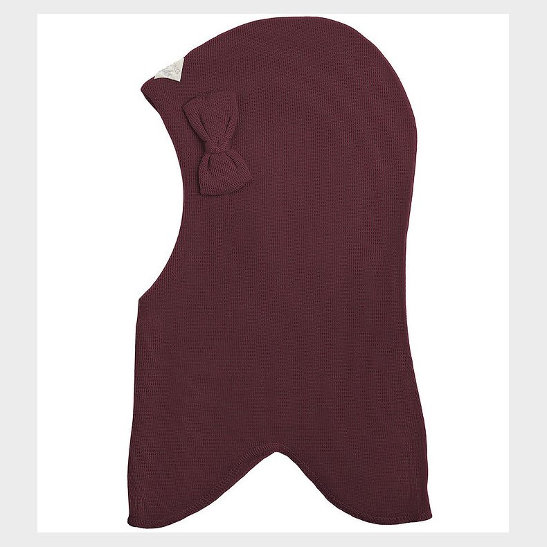 Racing Kids Elefanthue - Uld/Bomuld - 2-lags - Bordeaux m. Sljf