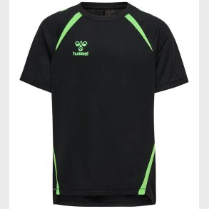 Hummel T-shirt - hmlLead 2.0 - Black/Green