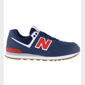 New Balance Sko - 574 - Navy/Team Red