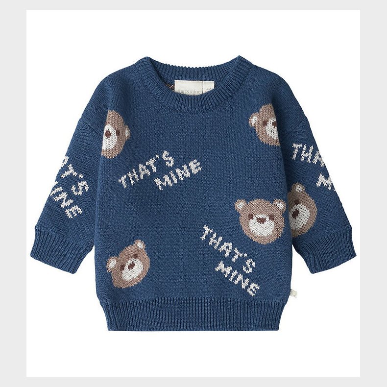 That's Mine Bluse - Strik - Florian - Key Blue