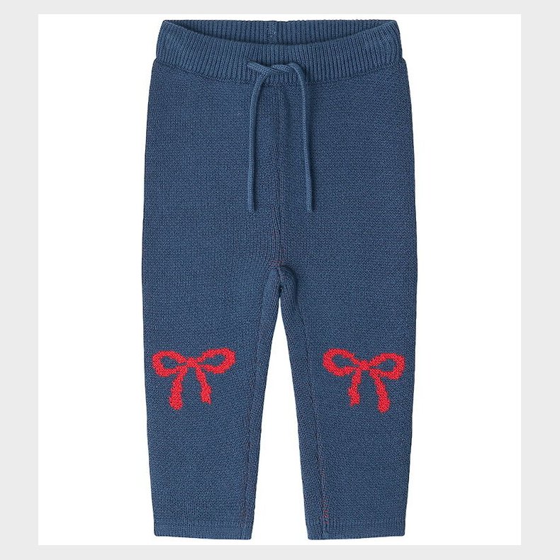 That's Mine Bukser - Strik - Norma - Key Blue/Rd Sljfe