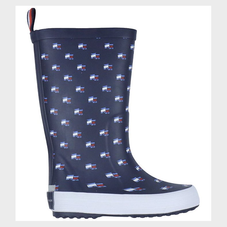 Tommy Hilfiger Gummistvler - Flag - Blue