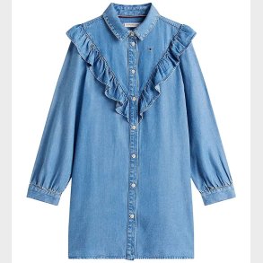 Tommy Hilfiger Kjole - Denim - Bl� m. Fl�ser