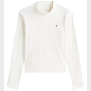 Tommy Hilfiger Bluse - Rib - Ivory Silk