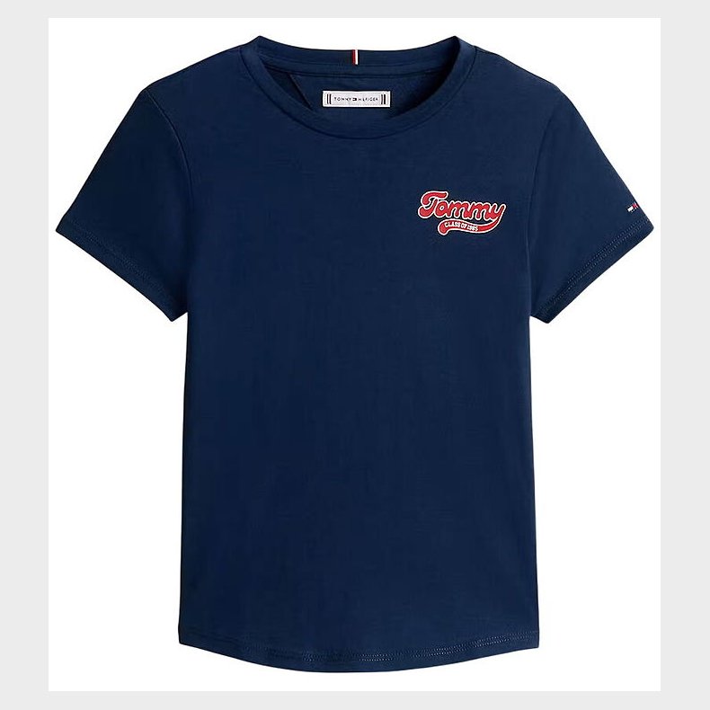 Tommy Hilfiger T-shirt - Graphic Flock - Dark Night Navy