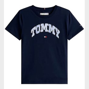 Tommy Hilfiger T-shirt - Varsity Sateen - Dark Night Navy