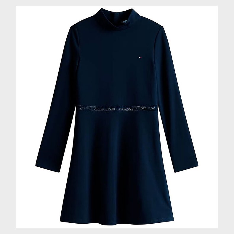 Tommy Hilfiger Kjole - Essential - Dark Night Navy