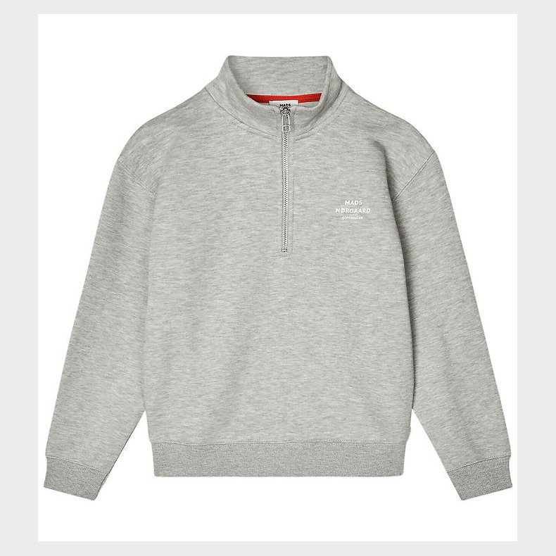 Mads Nrgaard Sweatshirt m. Lynls - Grmeleret