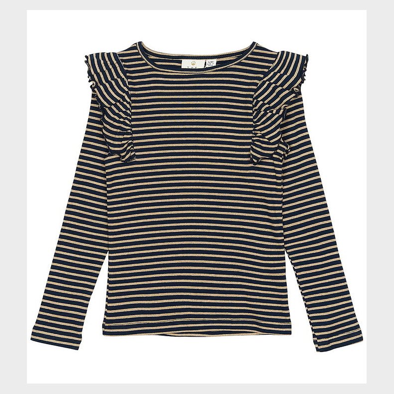 The New Bluse - Rib - TnPriscilla - Navy Blazer Striped m. Glimm