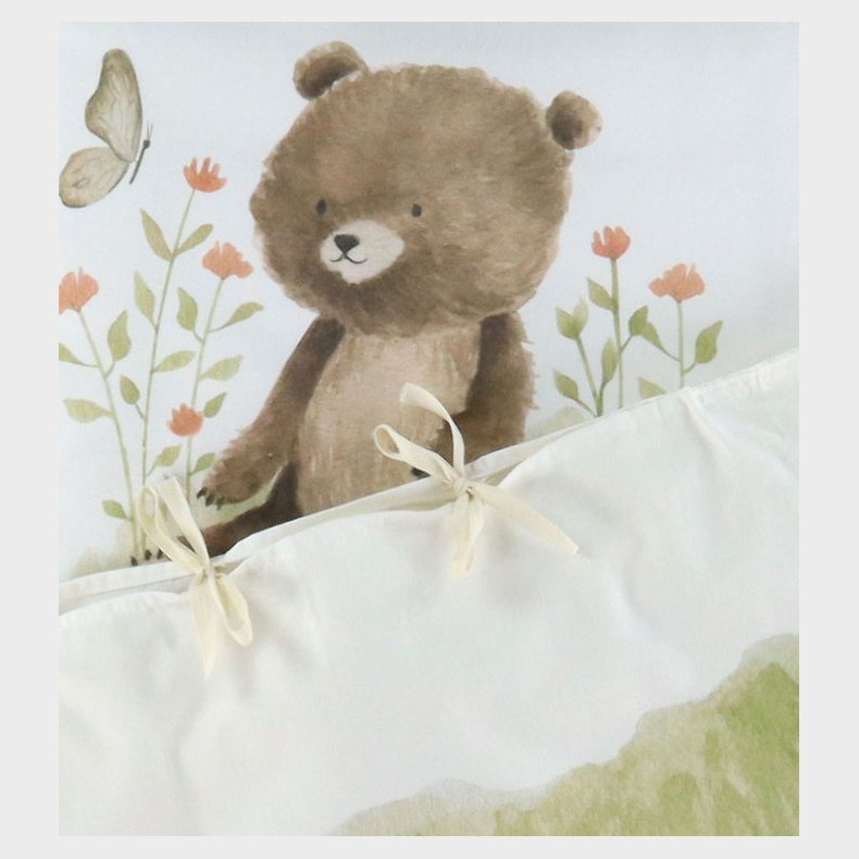 Nrgaard Madsens Sengetj - Baby - Hvid m. Bambi