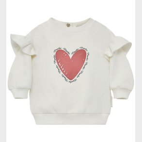 Moncler Sweatshirt - Hvid m. Print