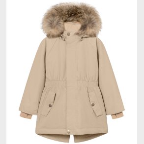 Mini A Ture Vinterjakke - MatVikania Fleece/Fur - Savannah Tan