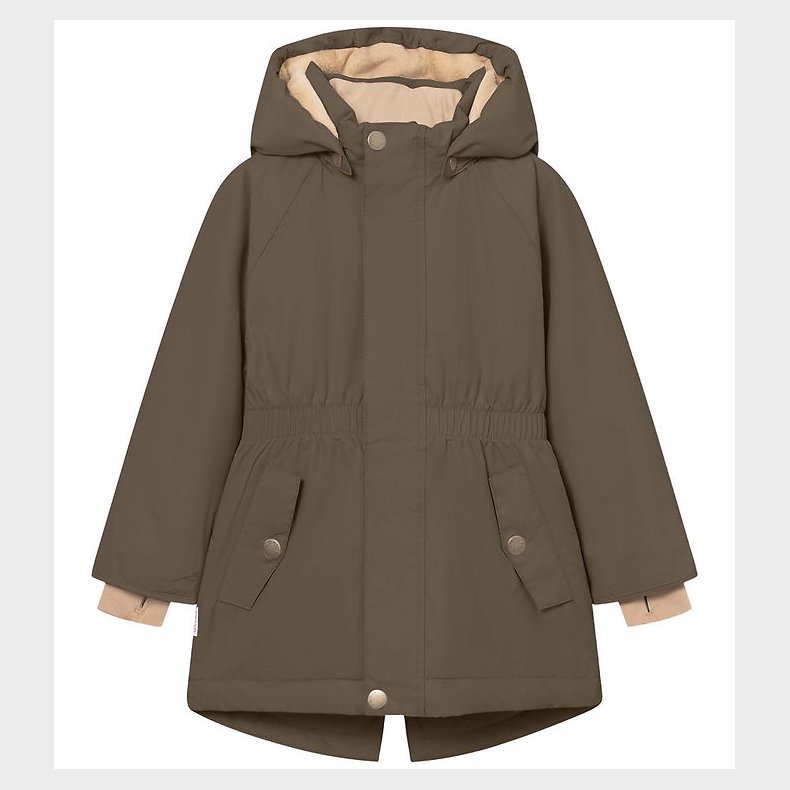 Mini A Ture Vinterjakke - MatVikania Fleece - Tarmac Green