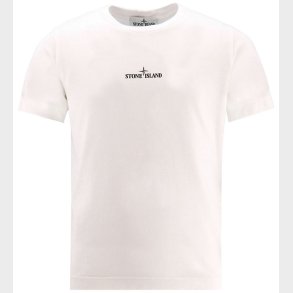 Stone Island T-shirt - Natural White m. Print