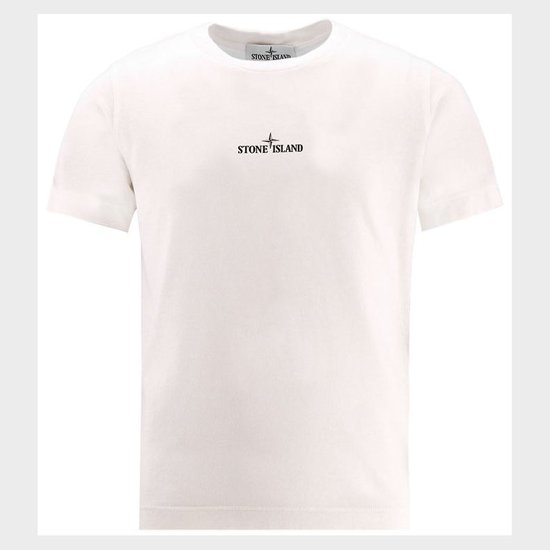 Stone Island T-shirt - Natural White m. Print