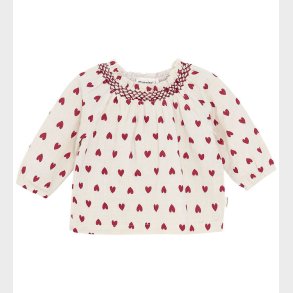 Minymo Bluse - Musselin - Eggnog