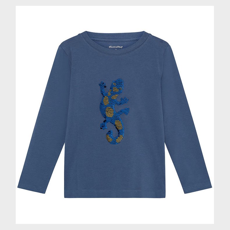 Minymo Bluse - Vintage Indigo