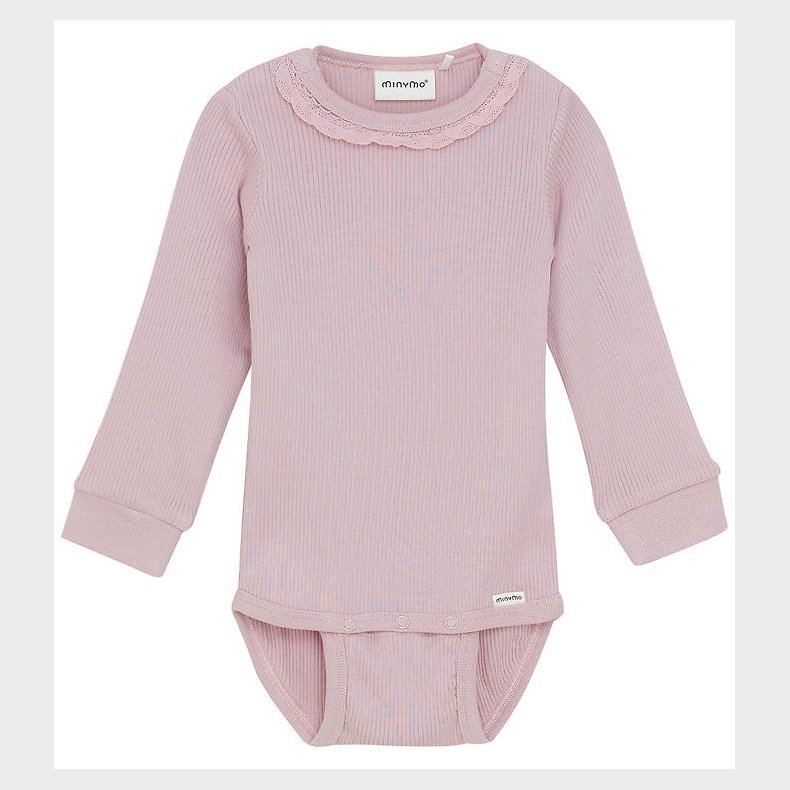 Minymo Body l/� - Rib - Shadow Gray