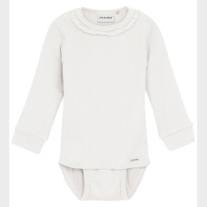 Minymo Body l/� - Rib - Modal/Bomuld - Eggnog
