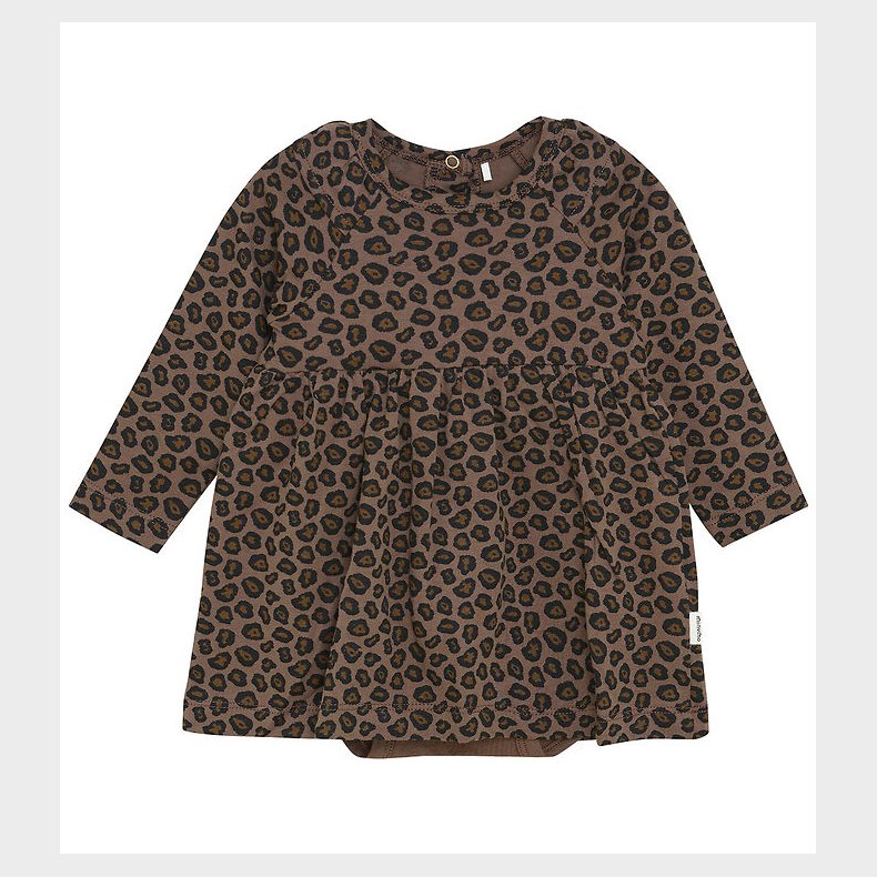 Minymo Kjole - Body l/� - Chocolate Chip