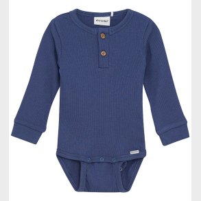 Minymo Body l/� - Rib - Vintage Indigo