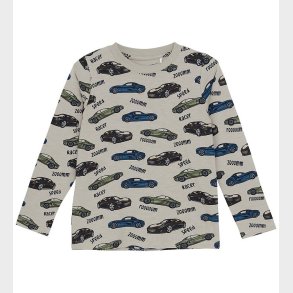 Minymo Bluse - AOP - Oxford Tan