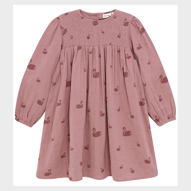 Minymo Kjole - AOP - Woodrose