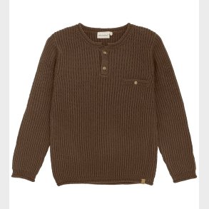 Minymo Bluse - Strik - Chocolate Chip