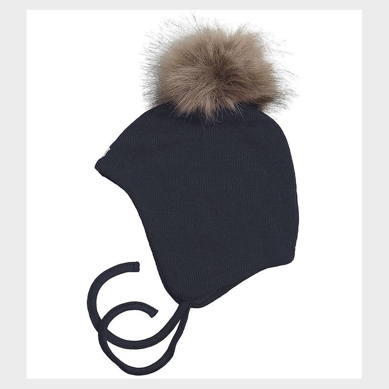 Racing Kids Hue - Uld/Bomuld - Classic Navy m. Kvast