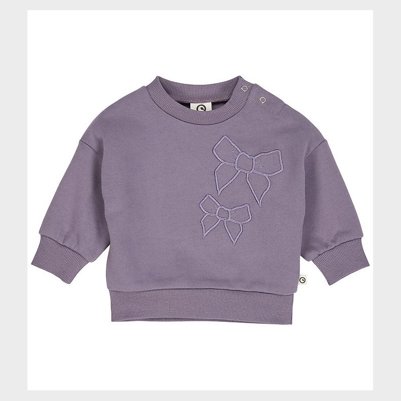 Msli Sweatshirt - Bow - Lilac Fog