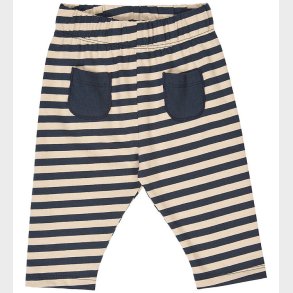 Msli Bukser - Stripe - Oak/Night Blue