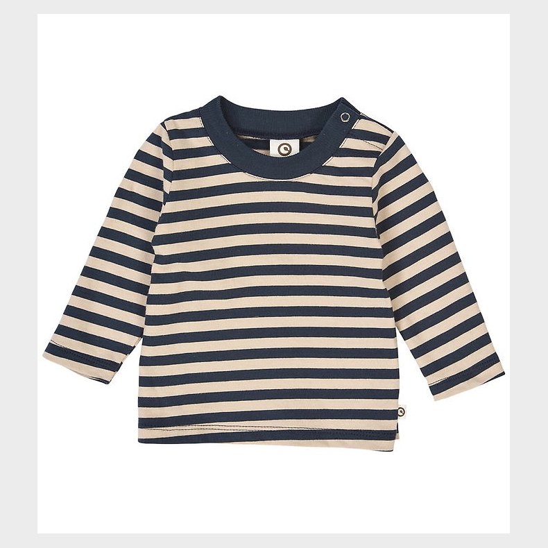 Msli Bluse - Stripe - Oak/Night Blue