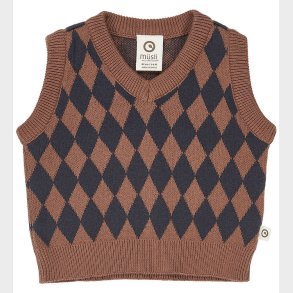 Msli Vest - Strik - Harlequin - Root