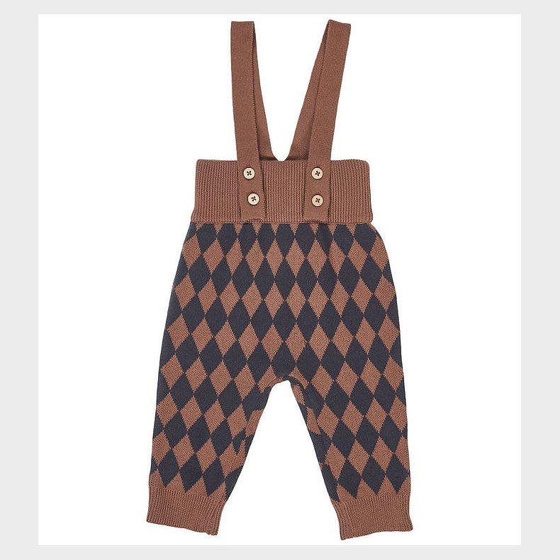 Msli Smkbukser - Strik - Harlequin - Root