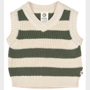 M�sli Vest - Strik - Stripe - Oak